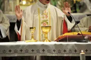 priest saying Mass