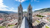 Basilica of the National Vow in Quito, Ecuador.