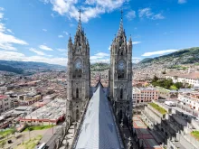 Basilica of the National Vow in Quito, Ecuador.