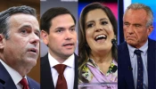 Left to right: John Ratcliffe, Marco Rubio, Elise Stefanik, and Robert F. Kennedy Jr.