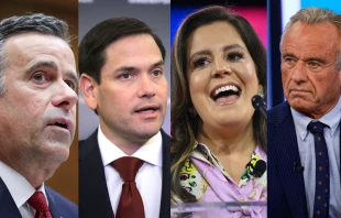 Left to right: John Ratcliffe, Marco Rubio, Elise Stefanik, and Robert F. Kennedy Jr. Credit: Win McNamee/Getty Images; Chip Somodevilla/Getty Image; MANDEL NGAN/AFP via Getty Images; Jason Mendez/Getty Images