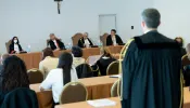 A hearing in the Vatican finance trial on May 20, 2022.