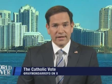 U.S. Sen. Marco Rubio speaks on the Nov. 7, 2024, edition of “The World Over with Raymond Arroyo.”