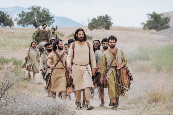 Jesus and his disciples during Season 4 of 
