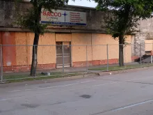 Damage to the San Jacinto location of the Sacco Company Catholic Store in Houston after a fire on June 25, 2022.