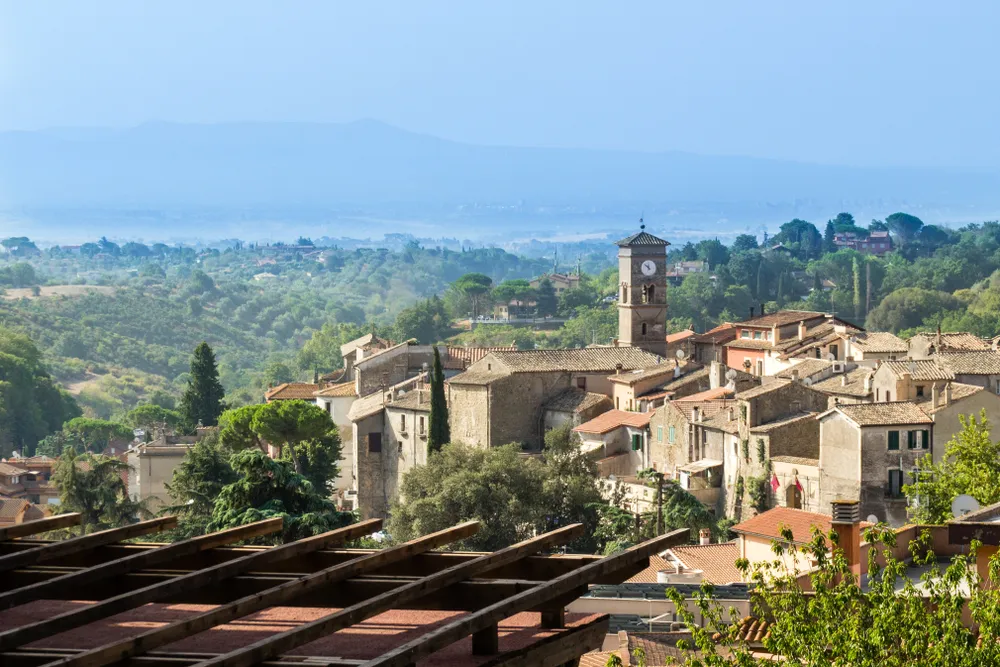 Landscape view of Sacrofano, Italy, north of Rome.?w=200&h=150