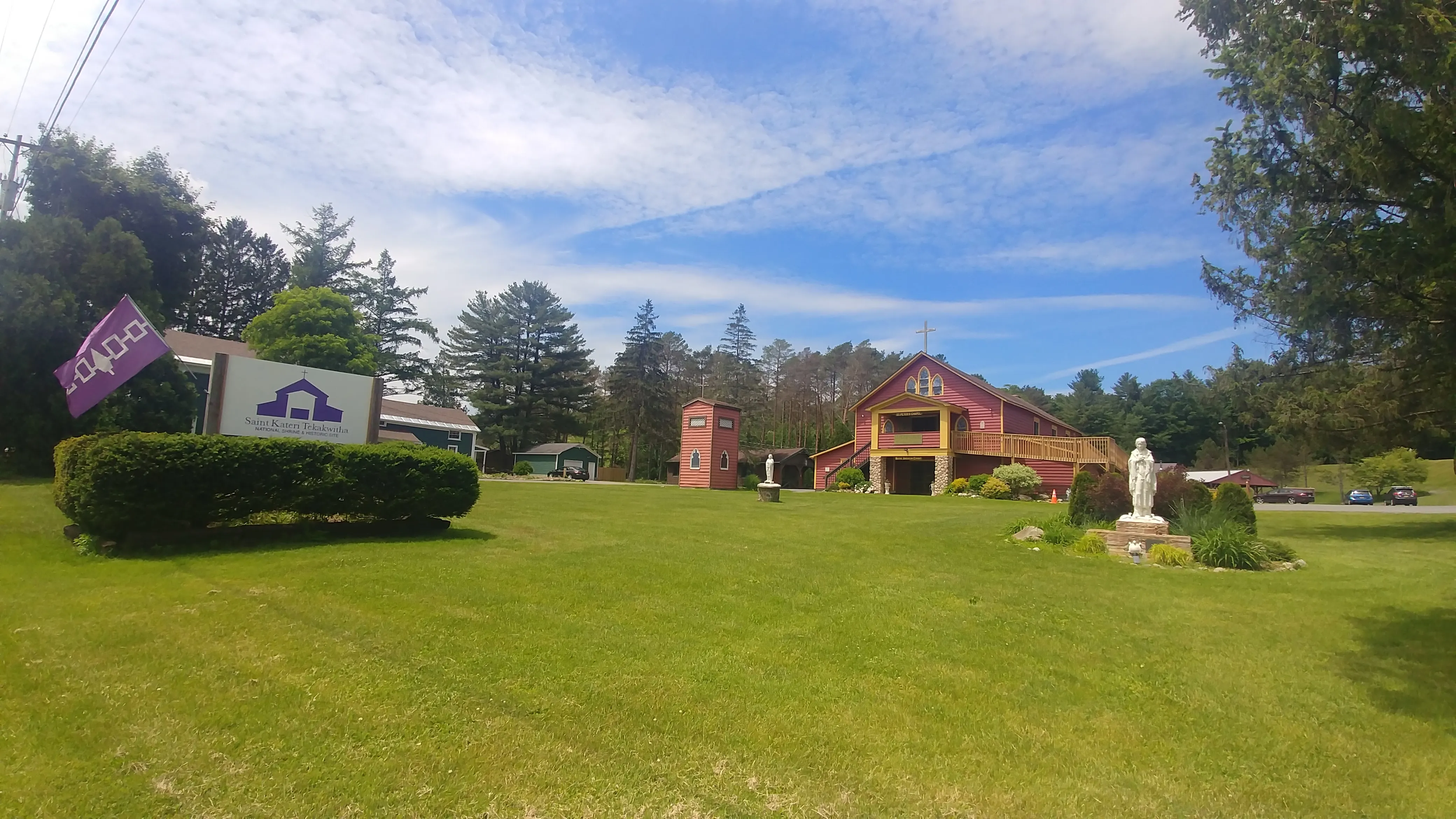 Walking in the footsteps of St. Kateri Tekakwitha at historic shrine ...