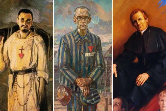 St. Charles de Foucauld, St. Maximilian Kolbe, and St. John Bosco.?w=200&h=150