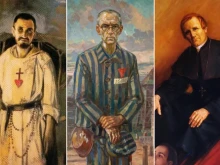 St. Charles de Foucauld, St. Maximilian Kolbe, and St. John Bosco.