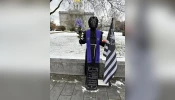 The city of Concord, New Hampshire, which is the state capital, issued a permit for a Satanic display, pictured here before it was reportedly vandalized.