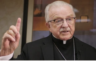 Bishop Emeritus Frederick Bernard Henry, shown in a 2018 file photo, led the Diocese of Calgary from 1998 to 2017. Henry died on Dec. 3, 2024, at the age of 81. Credit: Canadian Catholic News file photo