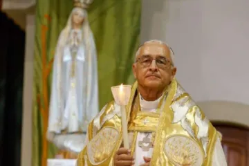 Bishop José Ornelas Carvalho, the bishop of Leiria-Fátima, Portugal