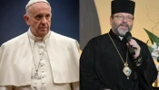 Pope Francis and Major Archbishop Sviatoslav Shevchuk.