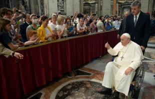 Pope Francis is pictured in St. Peter’s Basilica on Pentecost Sunday, June 5, 2022. Vatican Media.