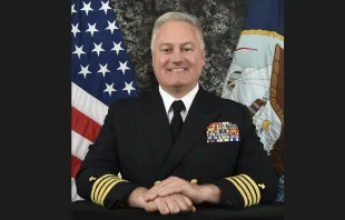 Capt. (Father) Daniel Mode — who remains a priest in good standing — has been reassigned to an “administrative position” in the U.S. Navy Chief of Chaplains Office, according to the Archdiocese for the Military Services, USA. Credit: Public Domain