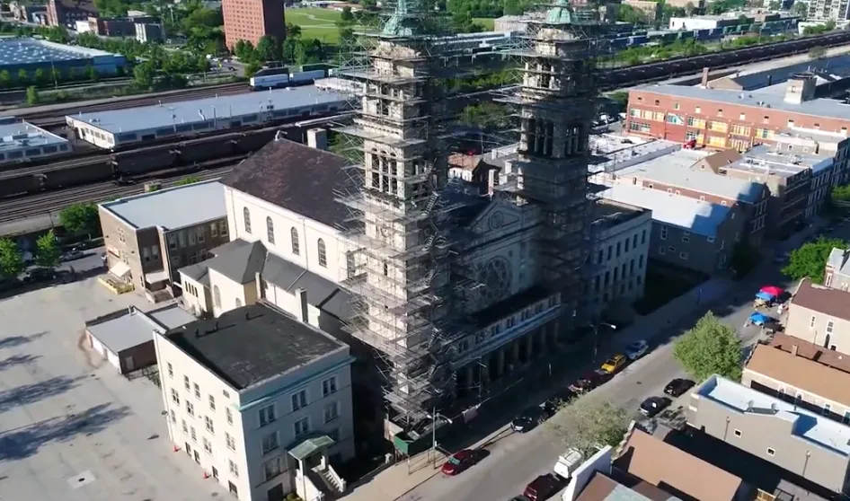 St. Adalbert Parish sits in the Pilsen neighborhood on the Lower West Side of Chicago in June 2018.?w=200&h=150