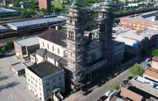 St. Adalbert Parish sits in the Pilsen neighborhood on the Lower West Side of Chicago in June 2018. Credit: Julię Sawicki/YouTube