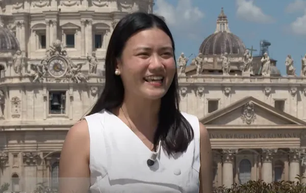 “We all come here together for the same mission which is we want to spread Christianity using the power of the media,” said 2024 EWTN Summer Academy participant Valeria Joy Escalona of the Philippines. Credit: EWTN News/Screenshot