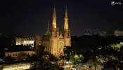 The Catholic Cathedral of Our Lady of the Assumption in Jakarta, Indonesia