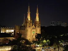 The Catholic Cathedral of Our Lady of the Assumption in Jakarta, Indonesia.