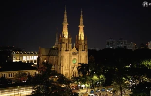 The Catholic Cathedral of Our Lady of the Assumption in Jakarta, Indonesia. Credit: EWTN News