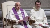 Pope Francis presides at the penitential celebration ahead of the 16th Ordinary General Assembly of the Synod of Bishops at St. Peter’s Basilica, Tuesday, Oct. 1, 2024.