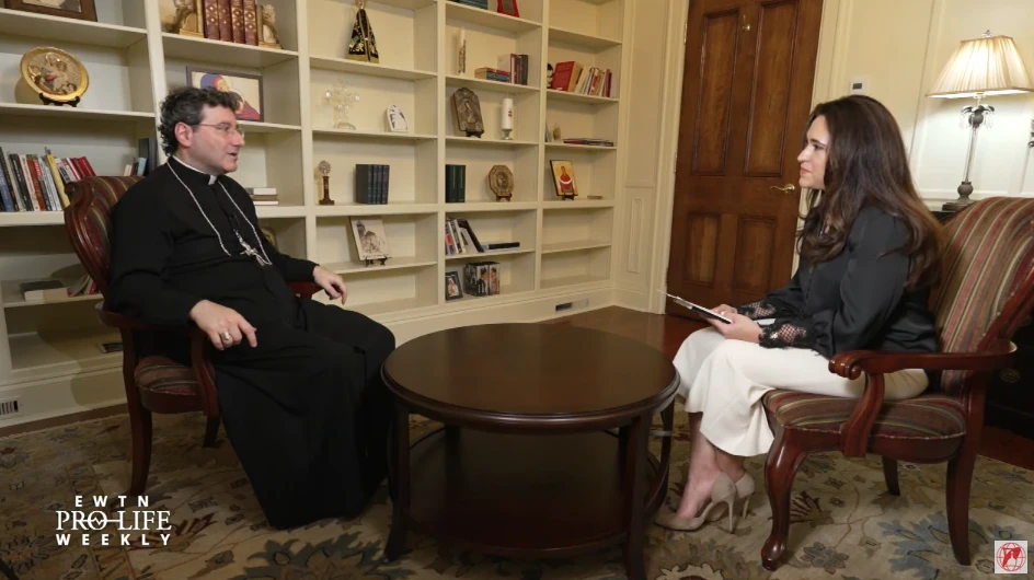 Toronto Archbishop Francis Leo speaks with EWTN News President Montse Alvarado about assisted suicide and euthanasia on “EWTN Pro-Life Weekly” on Thursday, Oct. 3, 2024.?w=200&h=150