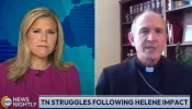 Knoxville Bishop Mark Beckman speaks to “EWTN News Nightly” anchor Tracy Sabol on Thursday, Oct. 3, 2024.