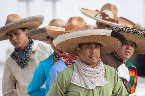 Pilgrims assemble at the Vatican during the pope's general audience on Wednesday, Oct. 16, 2024. Credit: Daniel Ibáñez/CNA