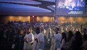 Spirits were uplifted and joyful following the concluding Mass at the end of the SEEK25 conference on Sunday, Jan. 5, 2025, as some 3,500 young Catholics, priests, and religious poured out of the Washington Hilton in downtown Washington, D.C.