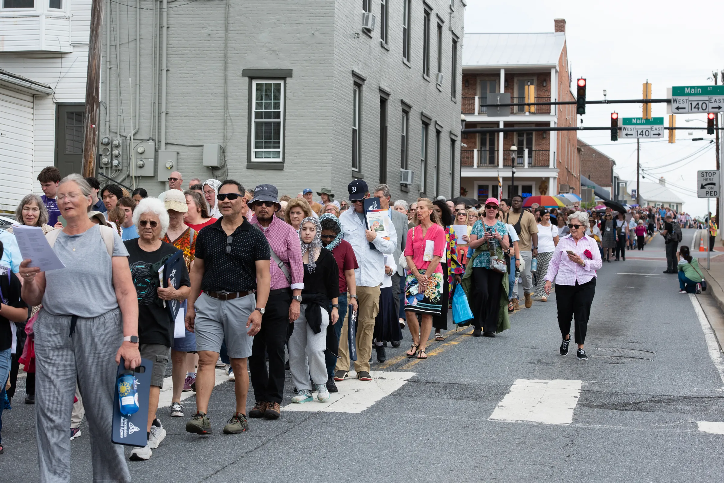 1,000 arrive in Maryland town for National Eucharistic Pilgrimage