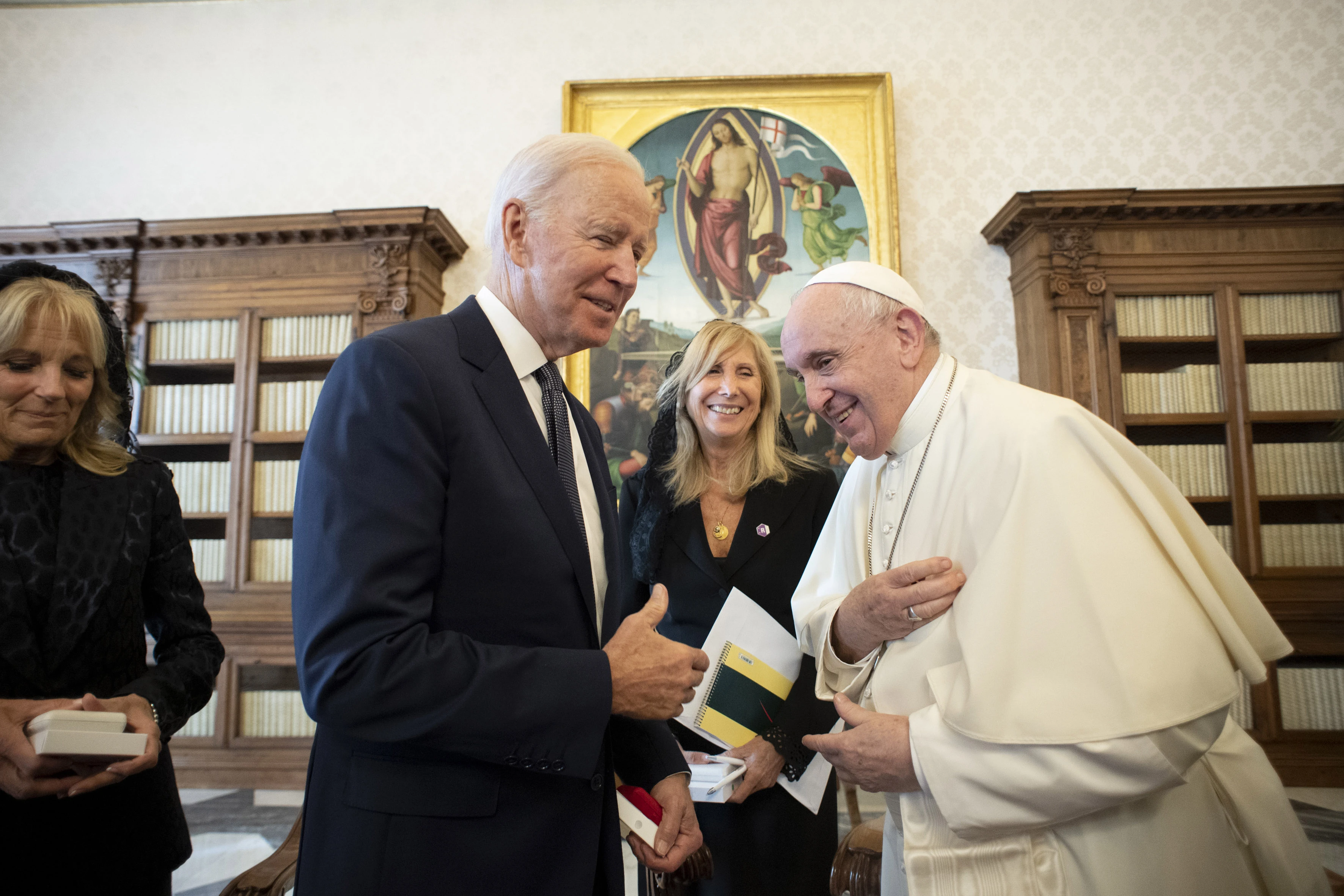 Pope Francis Meets US President Joe Biden At The Vatican | Catholic ...