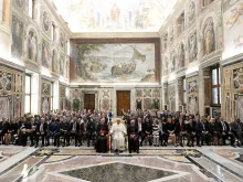 Pope Francis addressed the International Catholic Legislators Network as it holds its 15th annual meeting in Italy from Aug. 22-25. The theme of the gathering is “The World at War: Permanent Crises and Conflicts — What Does It Mean for Us?”