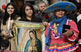 Pilgrims attend Mass celebrated by Pope Francis in St. Peter’s Basilica Dec. 12, 2022, to mark the feast of Our Lady of Guadalupe, patroness of the Americas and the unborn. Credit: Vatican Media