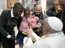 Pope Francis was joined by thousands of pilgrims in the Vatican on Sunday, Nov. 17, 2024, to celebrate the eighth annual World Day of the Poor.