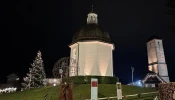 The Silent Night Memorial Chapel in Oberndorf, Austria, in December 2024. The building stands on the rubble of the original St. Nicholas Church, where “Silent Night” was first performed in 1818.