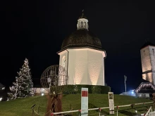 The Silent Night Memorial Chapel in Oberndorf, Austria, in December 2024. The building stands on the rubble of the original St. Nicholas Church, where “Silent Night” was first performed in 1818.