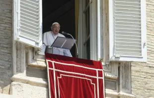 Pope Francis' brief remarks during the Angelus July 21, 2024, focused on the day’s Gospel passage from Mark, which demonstrates how rest and compassion for others go together. Credit: Vatican Media