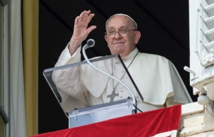 Speaking to pilgrims gathered in St. Peter’s Square for the Sunday Angelus prayer on Sept. 1, 2024, the pope called for peace in the Holy Land, urging the release of the remaining hostages and humanitarian aid for the polio outbreak in Gaza. The pope also expressed his closeness to the people of Burkina Faso after hundreds of people were killed in a terrorist attack there on Aug. 24. Afterward the pope asked for prayers for his apostolic journey beginning tomorrow to Oceania and Southeast Asia. Credit: Vatican Media