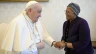 Pope Francis’ arm, tied up in a white sling, was visible in photos taken on the morning of Jan. 16, in the apostolic palace, during his scheduled audiences.