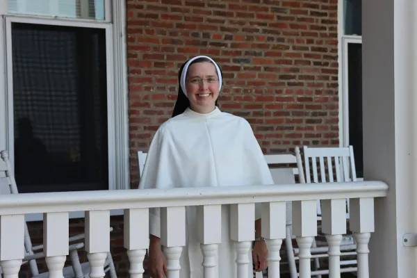 Sister Casey Marie Loyer, OP, of Belleville, Michigan, professed her perpetual vows as a member of the Dominican Sisters of the Congregation of St. Cecilia in 2015. Credit: Courtesy photo/Detroit Catholic