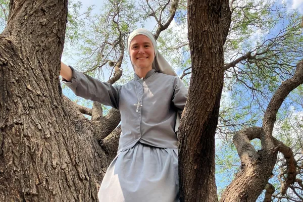 Sister Solanus Casey Danda, SOLT, professed final vows with the Society of Our Lady of the Most Holy Trinity in 2017. In 2022, she was assigned to serve as part of her order's community at Most Holy Redeemer Parish in southwest Detroit. Credit: Courtesy photo/Detroit Catholic