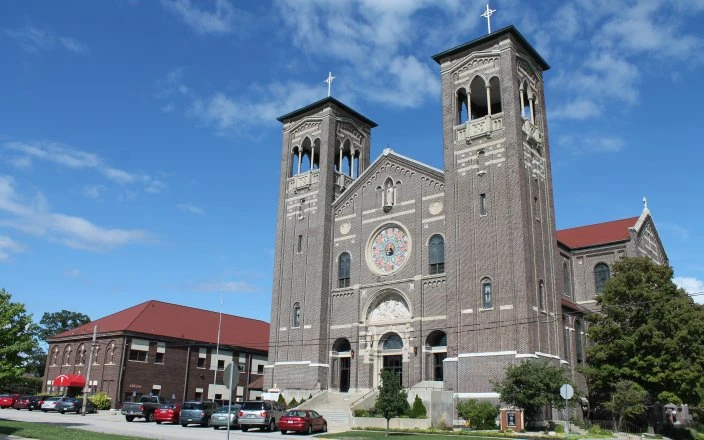 The exterior of St. Stanislaus Kostka Parish is seen in Michigan City, Indiana.?w=200&h=150