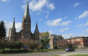 St. Matthew the Apostle church in St. Louis, is one of the parishes slated for merger that is appealing to the Vatican. Paul Sableman|Wikimedia|CC BY 2.0