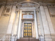 The Holy Door of St. Peter’s Basilica.