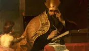 St. Augustine is the patron saint of brewers, printers, theologians, and a number of cities and dioceses.