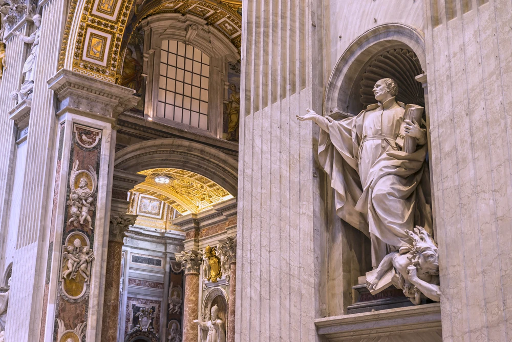 Sculpture of St. Ignatius of Loyola inside of St. Peter’s Basilica at the Vatican.?w=200&h=150