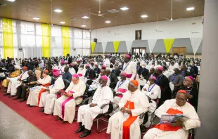 Bishops gathered at the19th Plenary Assembly of the Symposium of Episcopal Conferences of Africa and Madagascar in Accra, Ghana, July 2022. Credit: Courtesy of SECAM