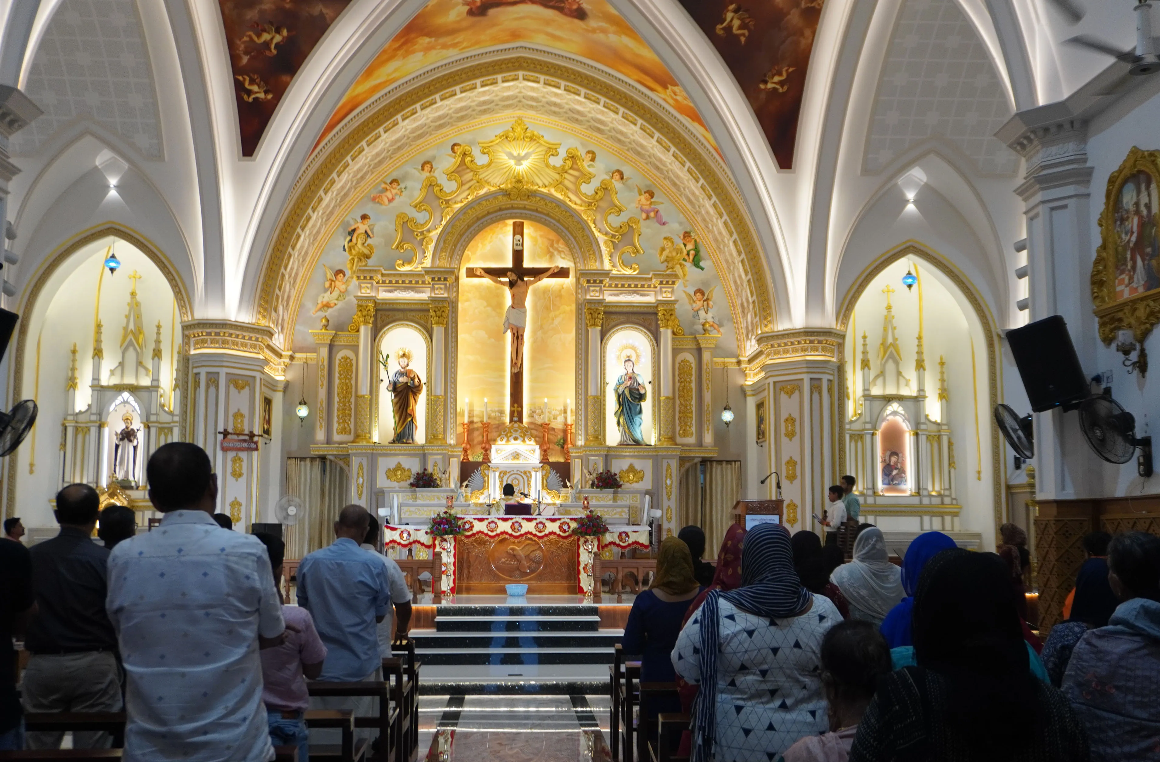 A synodal Mass in progress at St. Dominic Church at Aluva in the Ernakulam Archdiocese of the Syro-Malabar Church on July14, 2024.?w=200&h=150