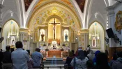 A Synodal Mass in progress at St. Dominic’s Church at Aluva in the Ernakulam Archdiocese of the Syro-Malabar Church on July14, 2024.